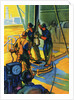 Oil Series: Oil Workers at a Well Head by Anonymous