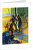 Oil Series: Oil Workers at a Well Head by Anonymous