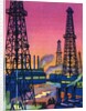 Oil Series: Oil Wells in an Oil Field by Anonymous