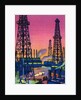 Oil Series: Oil Wells in an Oil Field by Anonymous
