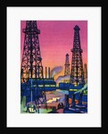 Oil Series: Oil Wells in an Oil Field by Anonymous