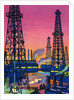 Oil Series: Oil Wells in an Oil Field by Anonymous