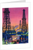 Oil Series: Oil Wells in an Oil Field by Anonymous