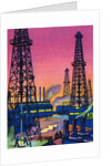 Oil Series: Oil Wells in an Oil Field by Anonymous