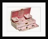 Vintage illustration of a woman's pink jewelry by Anonymous