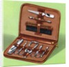 Vintage illustration of men's manicure set by Anonymous