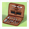 Vintage illustration of men's manicure set by Anonymous