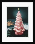 Kitsch 1950s Christmas tree candle by Anonymous