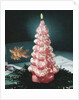 Kitsch 1950s Christmas tree candle by Anonymous