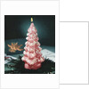 Kitsch 1950s Christmas tree candle by Anonymous
