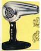 Vintage Illustration of a 1950s Chrome Hairdryer by Anonymous