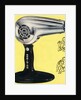 Vintage Illustration of a 1950s Chrome Hairdryer by Anonymous