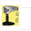 Vintage Illustration of a 1950s Chrome Hairdryer by Anonymous