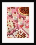 Variety of strawberry desserts by Anonymous