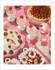 Variety of strawberry desserts by Anonymous