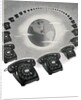 Vintage Rotary Telephones Ringing the Globe. by Anonymous