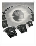 Vintage Rotary Telephones Ringing the Globe. by Anonymous