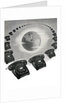 Vintage Rotary Telephones Ringing the Globe. by Anonymous