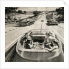 Family Playing Game While Futuristic Car Drives Itself. by Anonymous