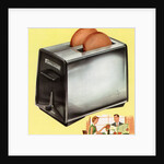 Vintage 1950s Illustration of a Chrome Toaster. by Anonymous