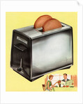 Vintage 1950s Illustration of a Chrome Toaster. by Anonymous