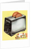 Vintage 1950s Illustration of a Chrome Toaster. by Anonymous