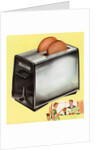 Vintage 1950s Illustration of a Chrome Toaster. by Anonymous