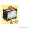 Vintage 1950s Illustration of a Chrome Toaster. by Anonymous