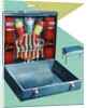 Vintage Illustration of a 1950s Travelling Picnic Case. by Anonymous