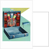 Vintage Illustration of a 1950s Travelling Picnic Case. by Anonymous