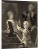 Young Mozart rehearsing his Twelfth Mass by Anonymous