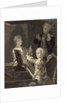 Young Mozart rehearsing his Twelfth Mass by Anonymous