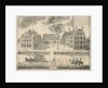 View of Harvard University before the American Revolution by Anonymous
