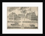 View of Harvard University before the American Revolution by Anonymous