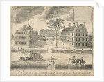 View of Harvard University before the American Revolution by Anonymous