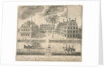 View of Harvard University before the American Revolution by Anonymous