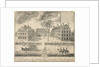 View of Harvard University before the American Revolution by Anonymous