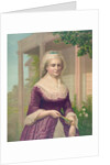 Portrait of Martha Washington by Anonymous
