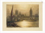 Color etching of Westminster by Anonymous