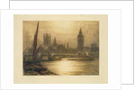 Color etching of Westminster by Anonymous