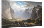 Yosemite Valley with Bridal Falls and Half-Dome in the Distance by Anonymous