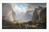 Yosemite Valley with Bridal Falls and Half-Dome in the Distance by Anonymous