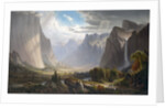 Yosemite Valley with Bridal Falls and Half-Dome in the Distance by Anonymous