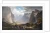 Yosemite Valley with Bridal Falls and Half-Dome in the Distance by Anonymous