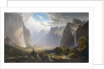 Yosemite Valley with Bridal Falls and Half-Dome in the Distance by Anonymous