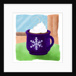 A delicious cup of hot cocoa complete with whip cream by Anonymous