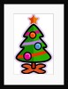 Illustration of a christmas tree with a star on top by Anonymous