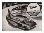 Futuristic Car that is a Car, Plane and Boat. by Anonymous