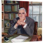 Mature Business Executive at His Desk. by Anonymous