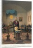 George Washington at meeting of Masonic Lodge by Anonymous